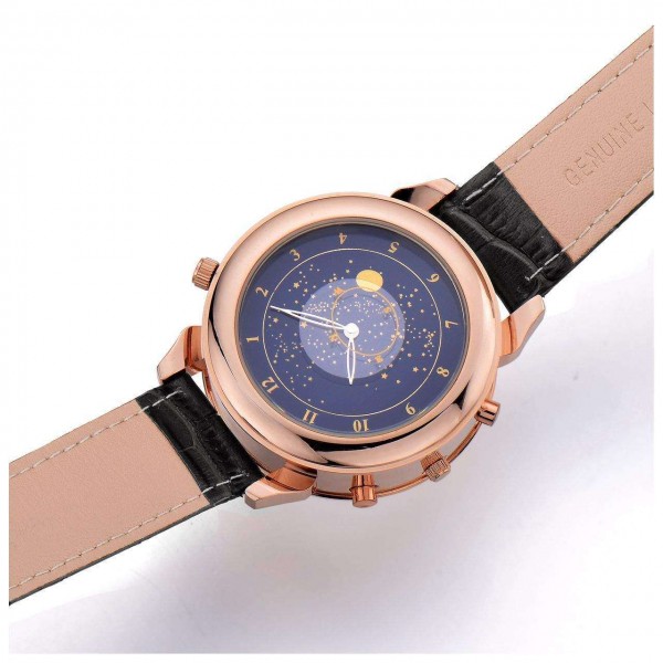 Годинник Megir Gold Black MG2013 - 3487719