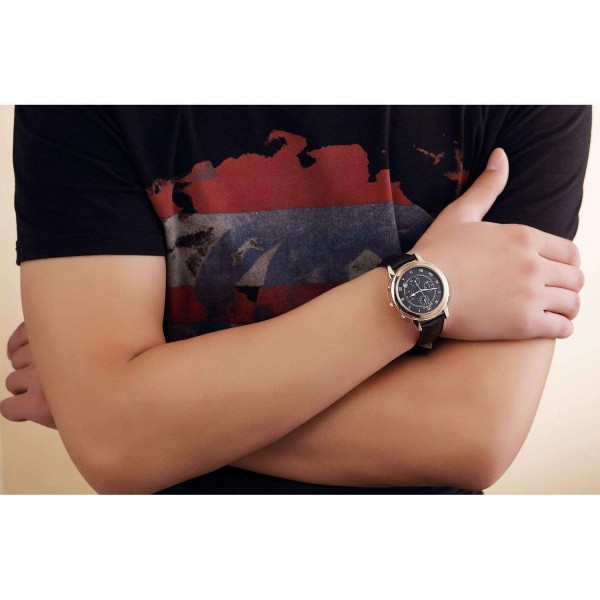 Годинник Megir Gold Black MG2013 - 3487719