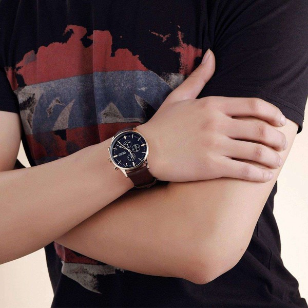 Годинник Megir Gold Black MG2011 - 3487726