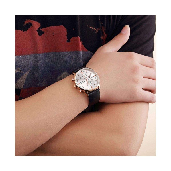 Годинник Megir Gold Black MG2011 - 3487726