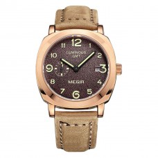 Годинник Megir Gold L. Brown MG1046