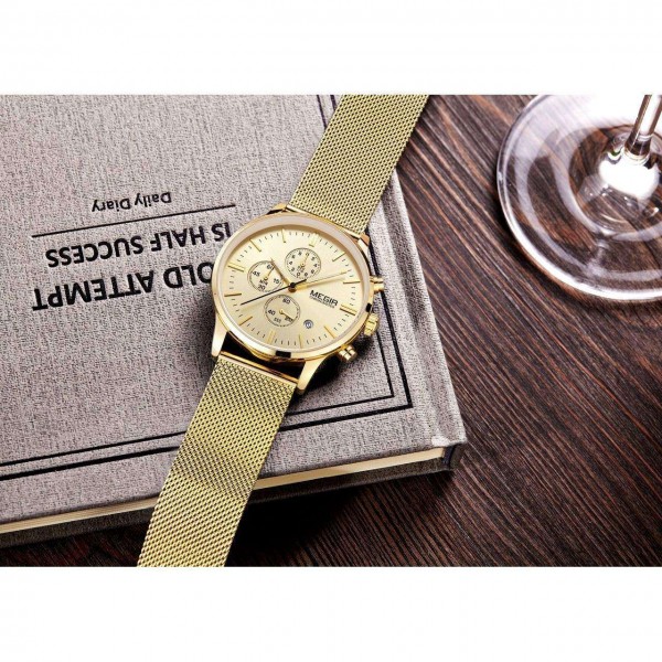 Годинник Megir Gold MG2011 SS - 3487730