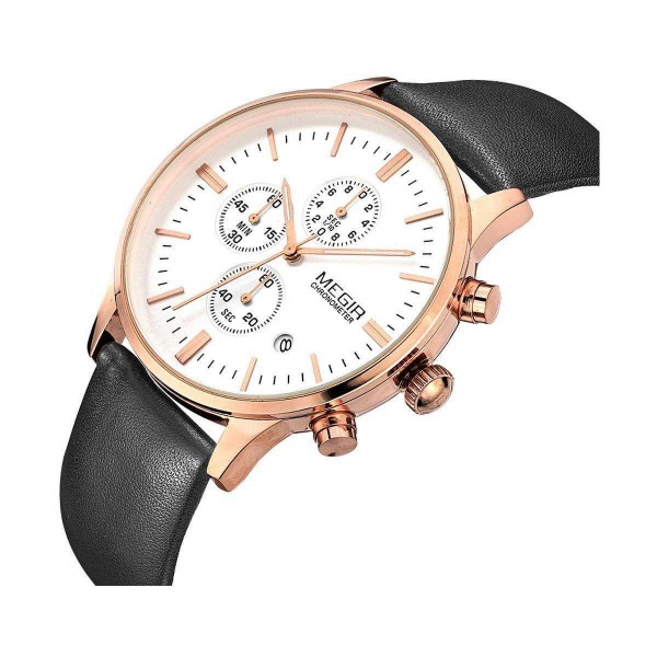 Годинник Megir Gold Silver Black MG2011 - 3487731 Годинник Megir Gold Silver Black MG2011 - 3487731