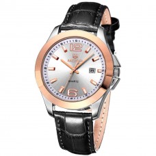 Годинник Megir Gold Silver Black MG5006