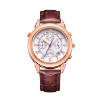 Годинник Megir Gold Silver Brown MG2013