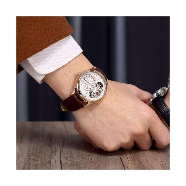 Годинник Megir Gold Silver Brown MG2017 - 3487734 Годинник Megir Gold Silver Brown MG2017 - 3487734