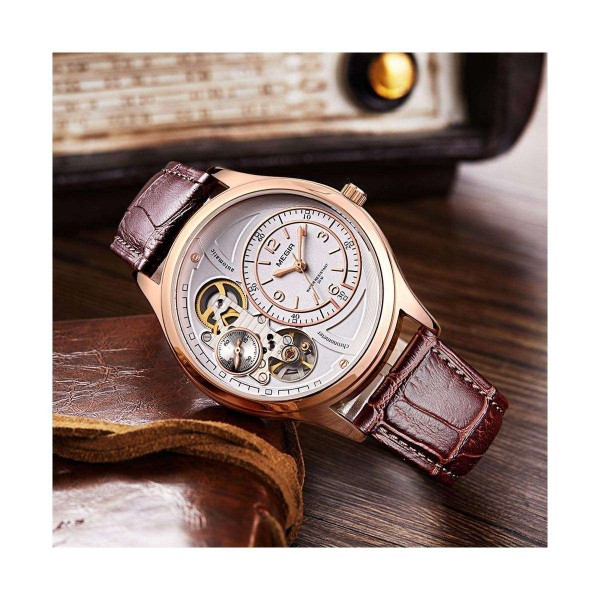 Годинник Megir Gold Silver Brown MG2017 - 3487734 Годинник Megir Gold Silver Brown MG2017 - 3487734