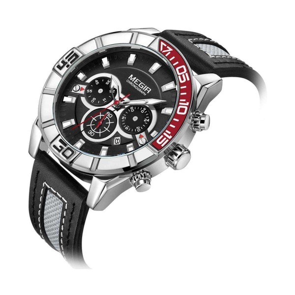 Годинник Megir Red Black MG2066 - 3487737