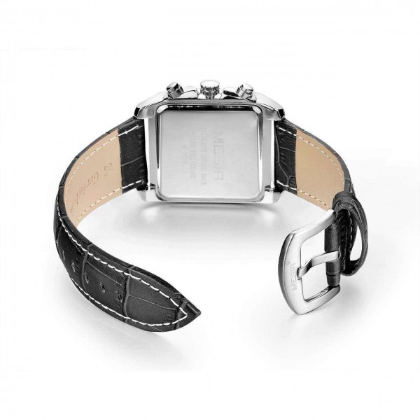 Часы Megir Silver Black MG2028 - 3487747