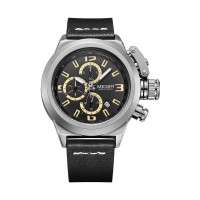 Годинник Megir Silver Black MG2029