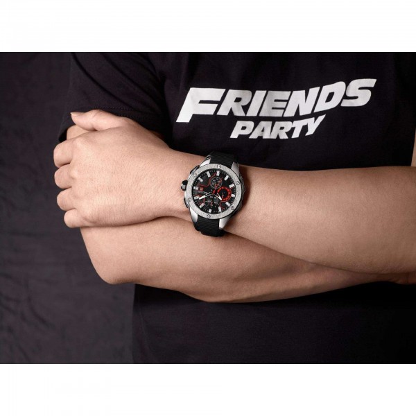 Годинник Megir Silver Black MG2053 - 3487751