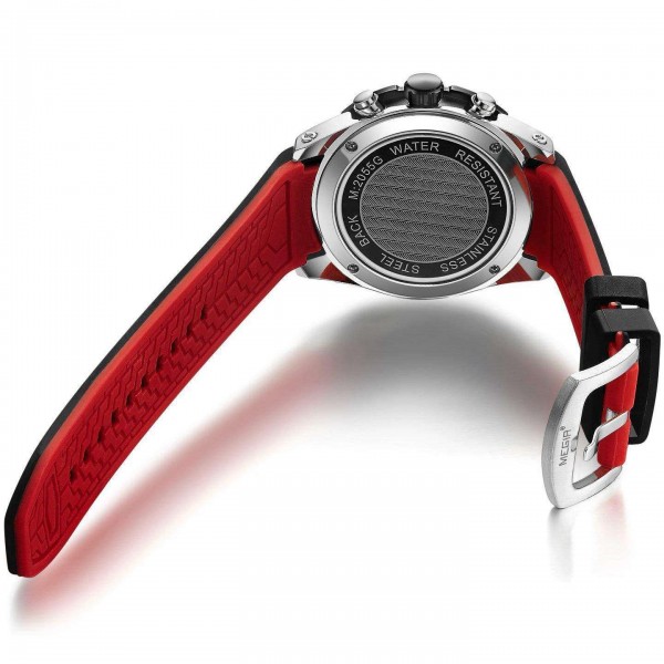 Годинник Megir Silver Black MG2055 - 3487753