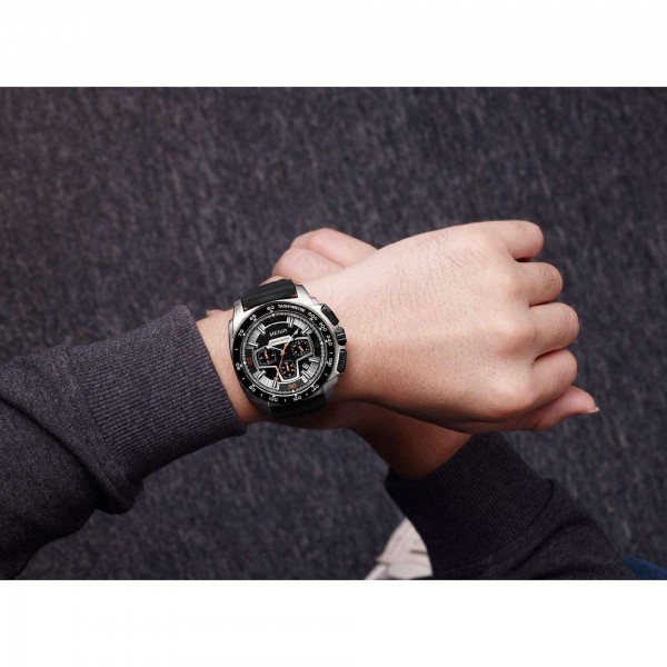 Годинник Megir Silver Black MG2056 - 3487754