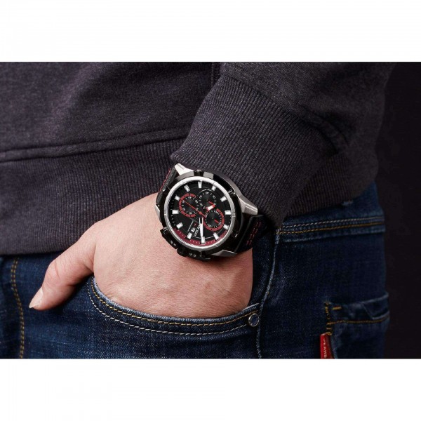 Годинник Megir Silver Black MG2062 - 3487755