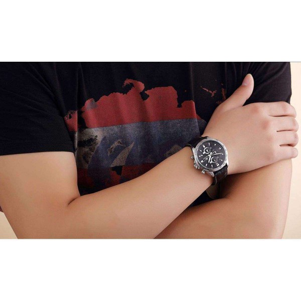 Годинник Megir Silver Black MG3001 - 3487757