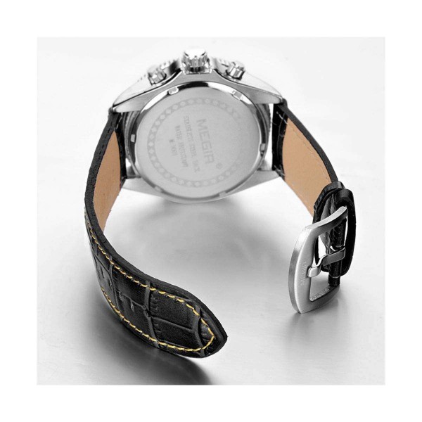 Годинник Megir Silver Black MG3001 - 3487757