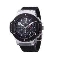 Часы Megir Silver Black MG3002G