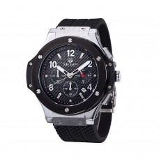 Годинник Megir Silver Black MG3002G