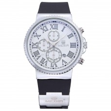 Годинник Megir Silver Black MG3007