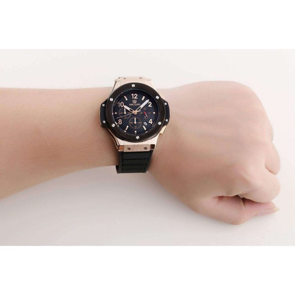 Годинник Megir Gold Black MG3002G - 3487761 Годинник Megir Gold Black MG3002G - 3487761