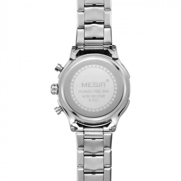 Годинник Megir Silver Blue Silver MG2019 SS - 3487767