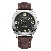 Годинник Megir Silver Brown MG1046