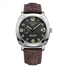 Годинник Megir Silver Brown MG1046