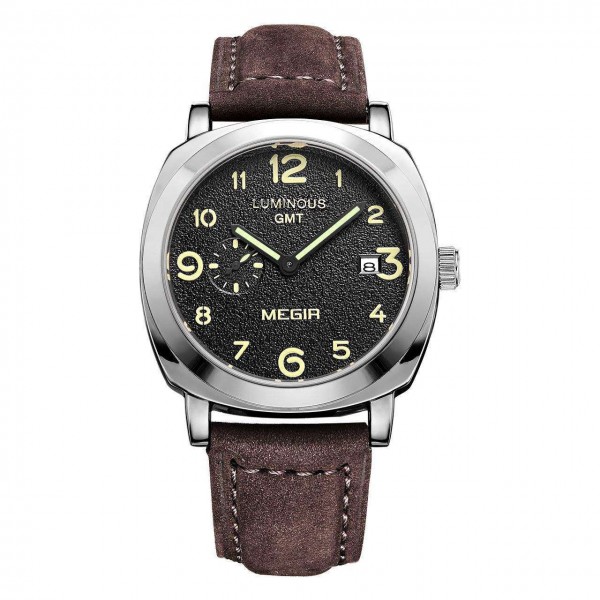 Годинник Megir Silver Brown MG1046 - 3487769