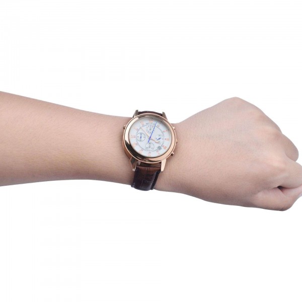 Годинник Megir Silver Brown MG2013 - 3487770