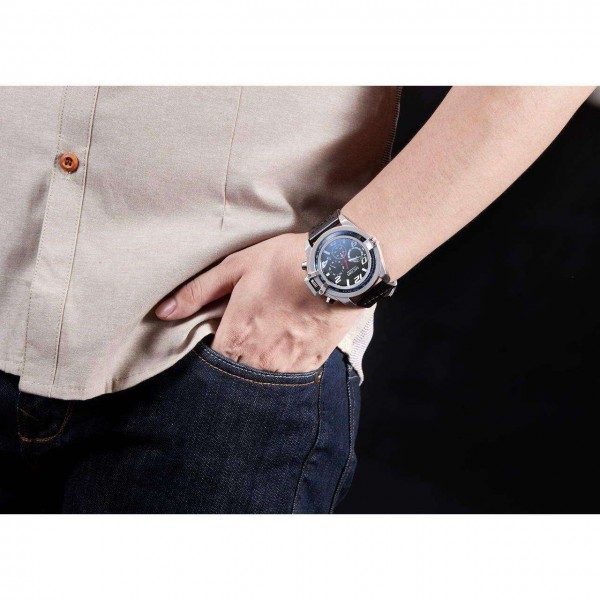 Годинник Megir Silver Black MG2052 - 3487776