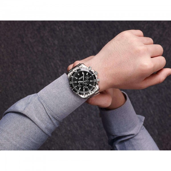Годинник Megir Silver Black Silver MG2064 SS - 3487777 Годинник Megir Silver Black Silver MG2064 SS - 3487777