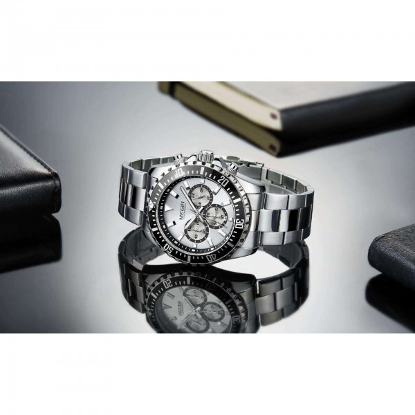 Годинник Megir Silver Black Silver MG2064 SS - 3487777 Годинник Megir Silver Black Silver MG2064 SS - 3487777