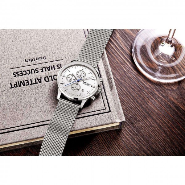 Годинник Megir Silver MG2011 SS - 3487781