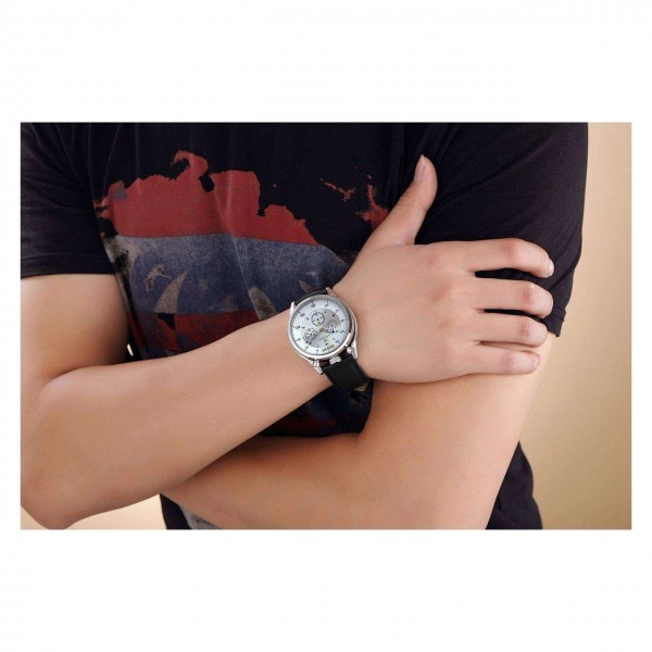 Годинник Megir Silver White Black MG3005 - 3487782