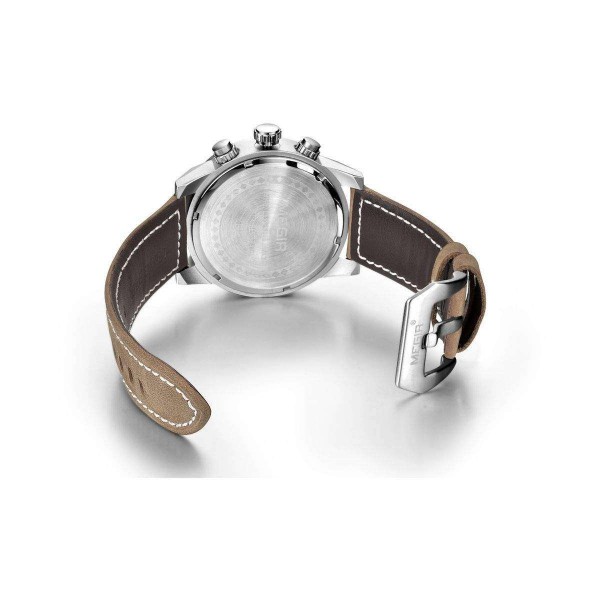 Годинник Megir Silver White Brown MG3010 - 3487785