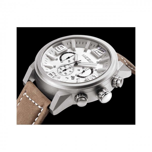 Годинник Megir Silver White Brown MG3010 - 3487785