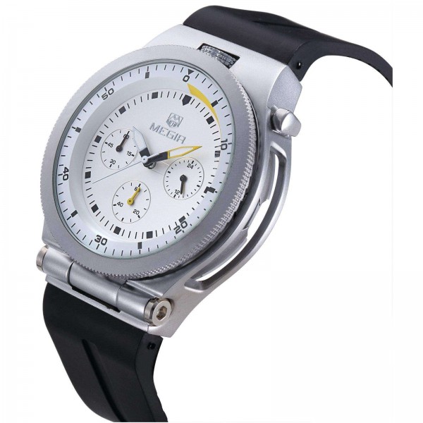 Годинник Megir Silver White Black MG3003 - 3487786