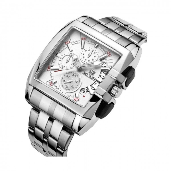 Годинник Megir Silver White Silver MG2018 SS - 3487788