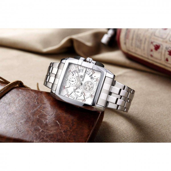 Годинник Megir Silver White Silver MG2018 SS - 3487788