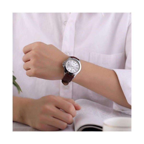 Годинник Megir Silver Brown MG5006 - 3487789