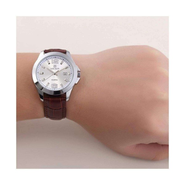 Годинник Megir Silver Brown MG5006 - 3487789