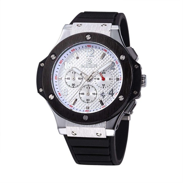 Годинник Megir White Black MG3002G - 3487791