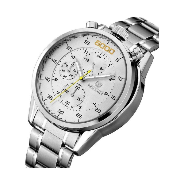 Годинник Megir Silver White Silver MG3005 SS - 3487799