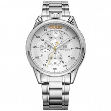 Годинник Megir Silver White Silver MG3005 SS