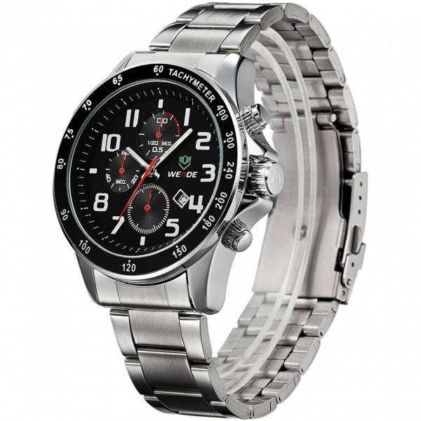 Часы Weide Black WH3308-1C SS - 3487821 Часы Weide Black WH3308-1C SS - 3487821