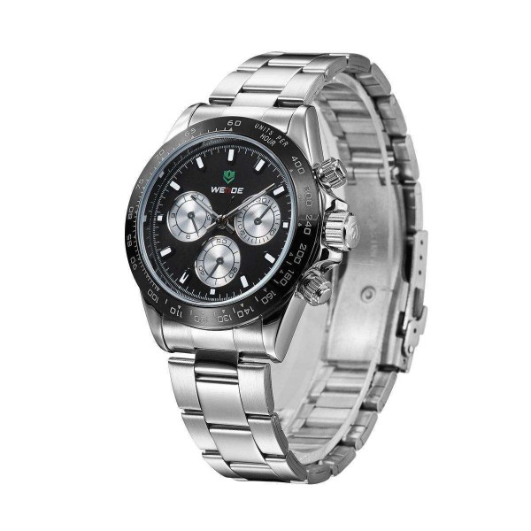 Часы Weide Black WH3309-1C SS - 3487822 Часы Weide Black WH3309-1C SS - 3487822