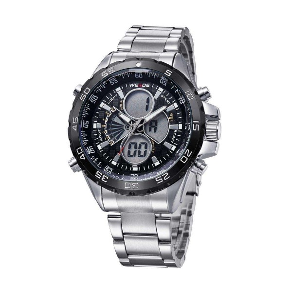 Часы Weide Black WH1103-1C SS - 3487825 Часы Weide Black WH1103-1C SS - 3487825