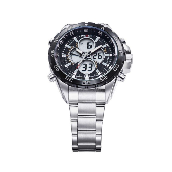 Часы Weide Black WH1103-1C SS - 3487825 Часы Weide Black WH1103-1C SS - 3487825