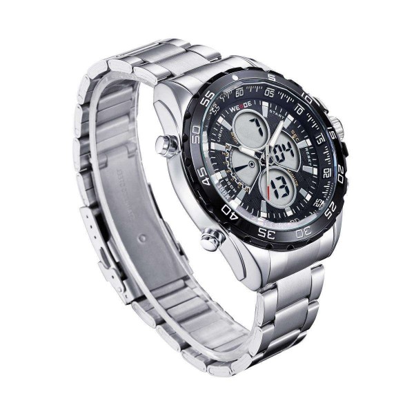 Часы Weide Black WH1103-1C SS - 3487825 Часы Weide Black WH1103-1C SS - 3487825