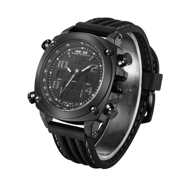 Годинник Weide Black WH5208B-1C - 3487828 Годинник Weide Black WH5208B-1C - 3487828